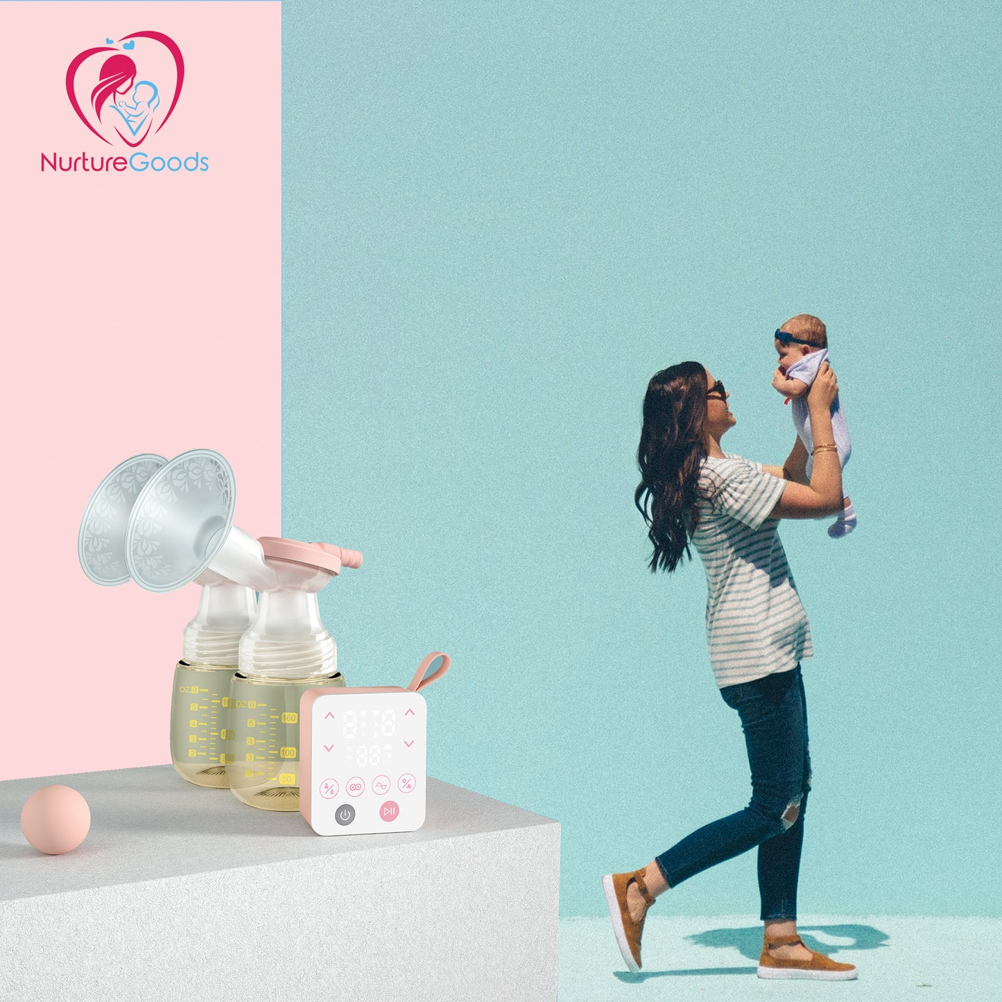 NurtureGoods Smart 2.0 Cordless Electric Breast Pump