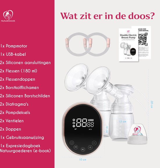 NurtureGoods Smart 3.0 Dual Efficient Breast Pump
