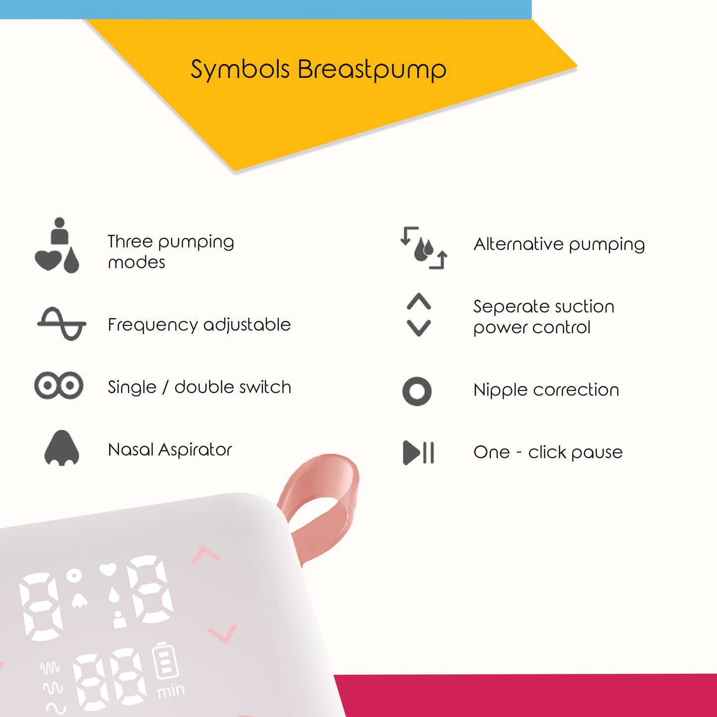 NurtureGoods Smart 2.0 Cordless Electric Breast Pump 