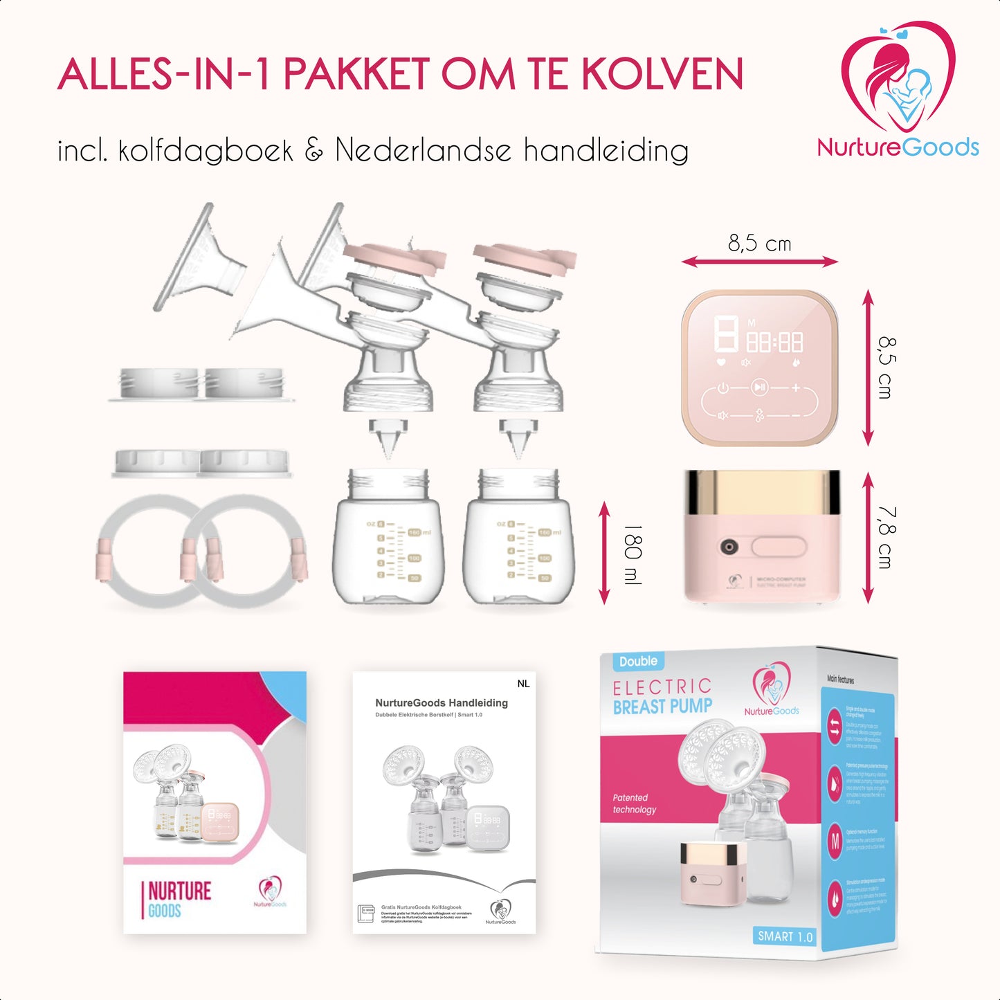 NurtureGoods Smart 1.0 Double Electric Breast Pump