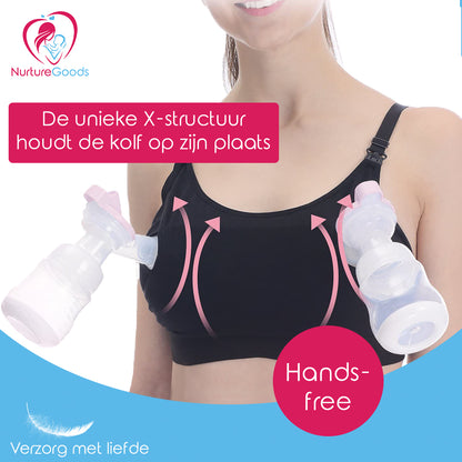 NurtureGoods Breast Pump Bra Size S